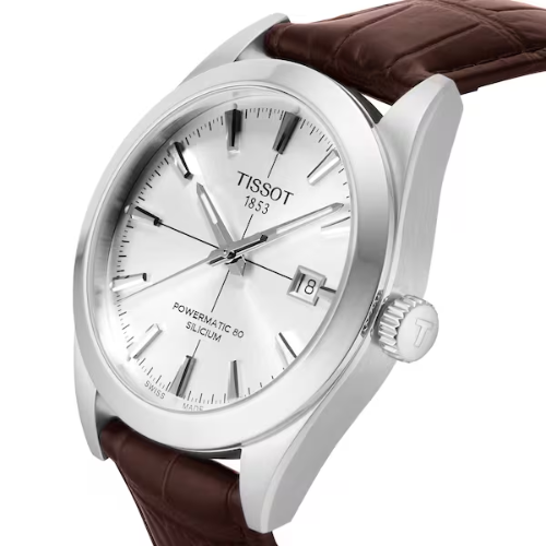 Powermatic 80 Silicium - Brown Leather Strap