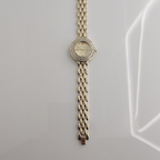 Timiho Ladies Gold Luxury Watch with Crystal Bezel