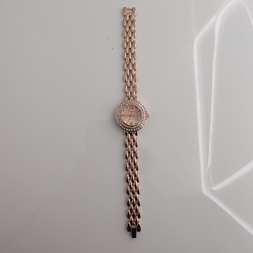 Timiho Rose Gold Crystal Ladies Watch – Timeless Elegance
