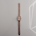 Riluns Rose Gold Oval Crystal Ladies Watch – Sophisticated Elegance