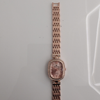 Riluns Rose Gold Oval Crystal Ladies Watch – Sophisticated Elegance