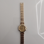 Riluns Gold Octagonal Ladies Watch – Luxurious Geometric Style