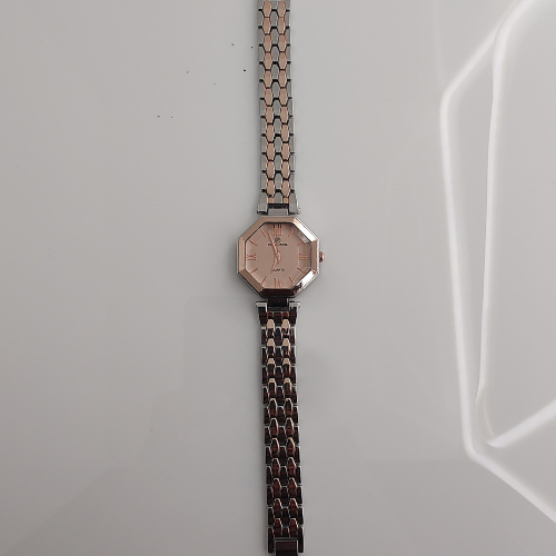 Riluns Two-Tone Rose Gold Octagonal Ladies Watch – Modern Luxury