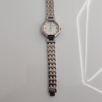 Riluns Two-Tone Rose Gold Octagonal Ladies Watch – Modern Luxury