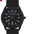 Universe Point Magnetic Lock Silicone Strap Watch – All Black Edition