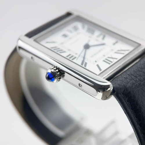 Cartier Tank Style Classic Roman Dial Watch