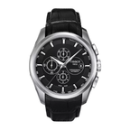 Tissot 1853 Automatic Chronograph – Black Leather Strap