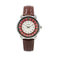 Roulette Dial Watch – Brown Leather Classic Edition