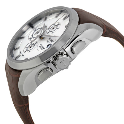 Tissot 1853 Automatic Chronograph – Brown Leather Strap