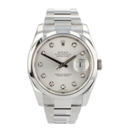 Datejust Style Silver Dial Watch – Jubilee Bracelet