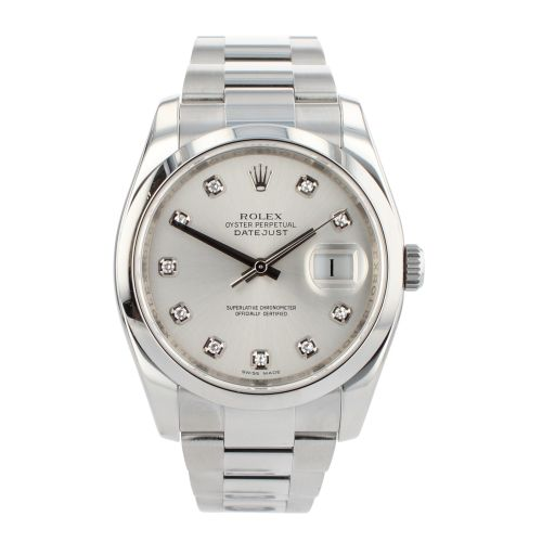 Datejust Style Silver Dial Watch – Jubilee Bracelet