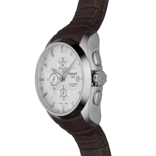 Tissot 1853 Automatic Chronograph – Brown Leather Strap