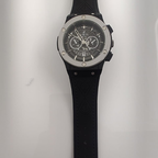 Hublot-Inspired Skeleton Chronograph – Black Rubber Strap | Bold Luxury Redefined