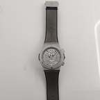 Hublot-Inspired Silver Chronograph – Premium Statement Watch | Modern Luxury & Precision