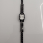 Prime Black Elegant Crystal Bracelet Watch – Timeless Glamour