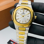 Bestwin Two-Tone Stainless Steel – Silver Dial with Gold Accents