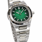 Bestwin Stainless Steel – Green Textured Dial