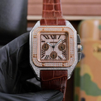 Cartier-Inspired Luxury Square Dial