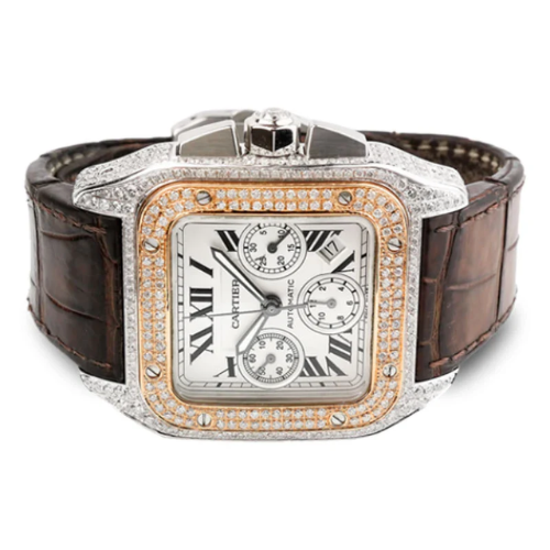 Cartier-Inspired Luxury Square Dial
