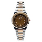 Patek Philippe Two-Tone Stainless Steel - Brown Textured Dial