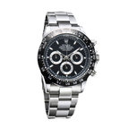 Rolex Luxury Stainless Steel Chronograph – Black Dial