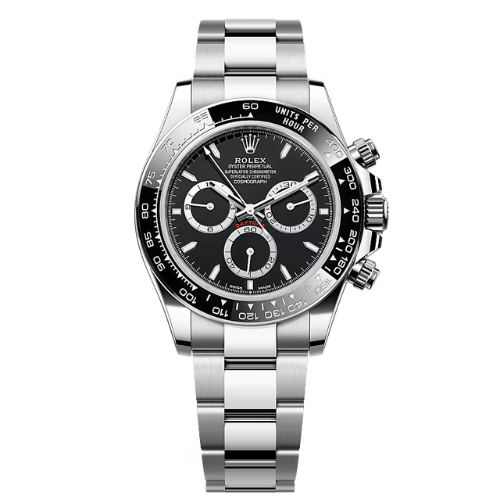 Rolex Luxury Stainless Steel Chronograph – Black Dial